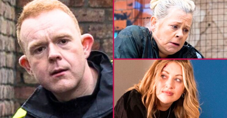 Coronation Street's Craig, Bernie, Lou