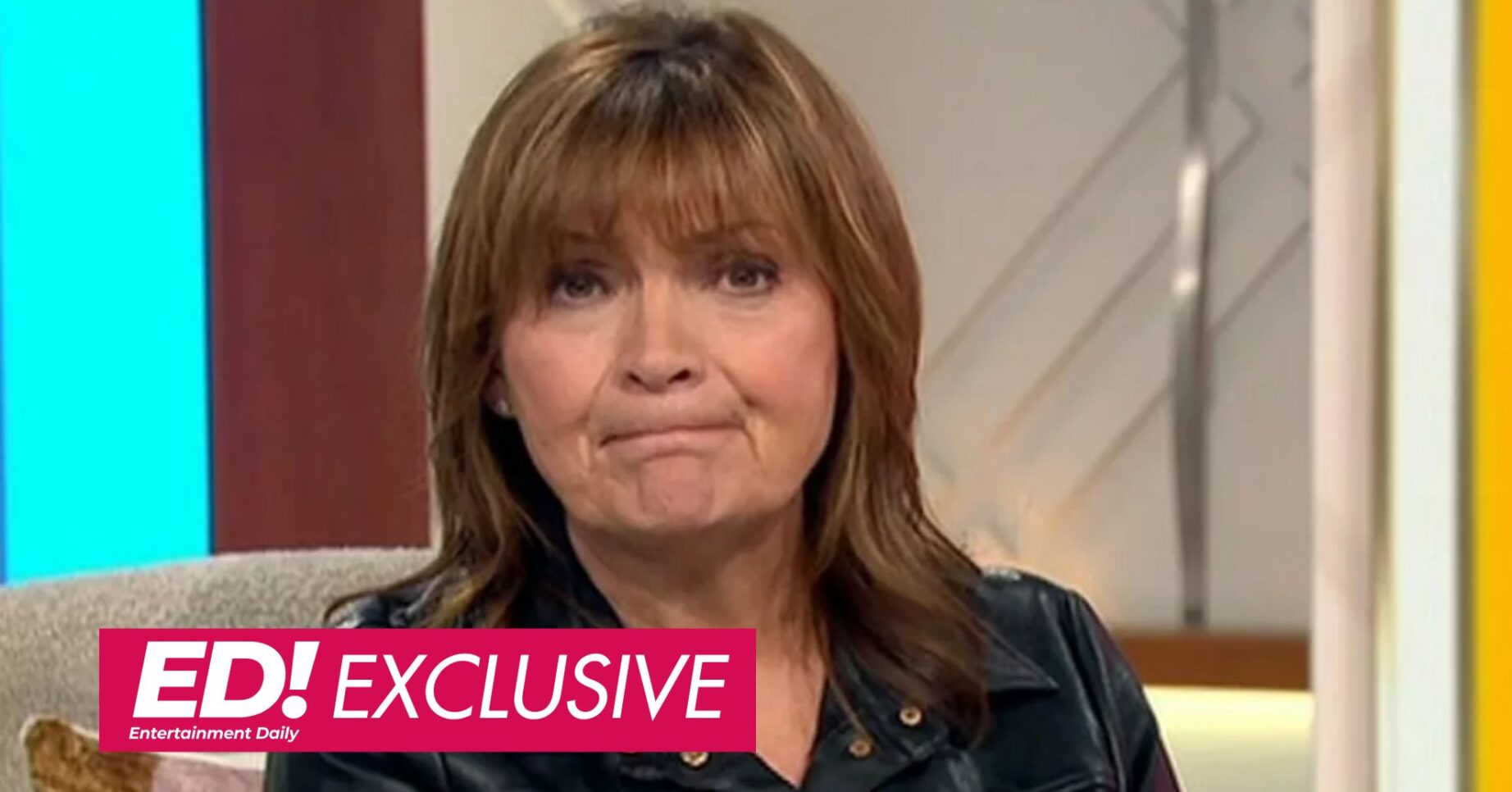 Lorraine Kelly looking disappointed