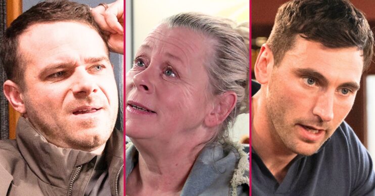 Coronation Street's Mick, Bernie, Kit