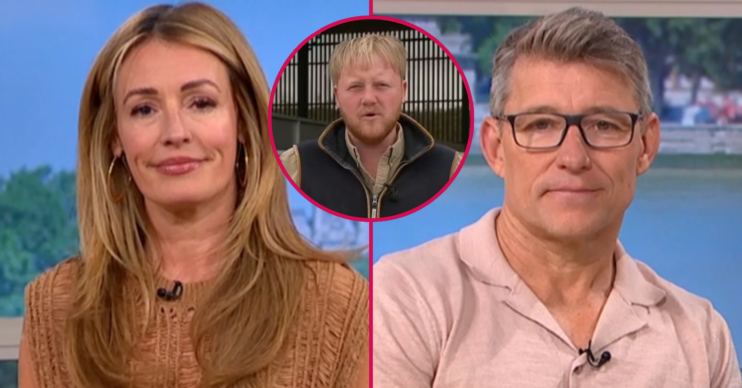 Cat Deeley, Ben Shephard and Kaleb Cooper
