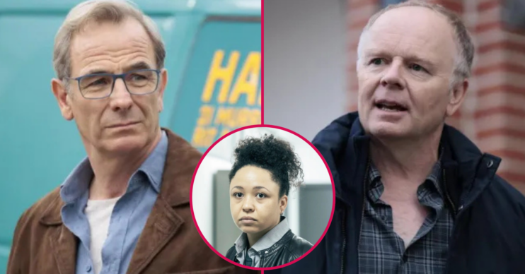 Robson Green, Jason Watkins and Amber from The Game
