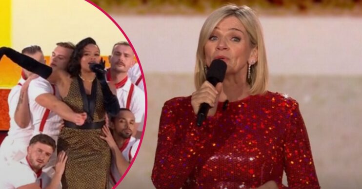 Fleur East performing / Zoe Ball presenting VE Day Concert