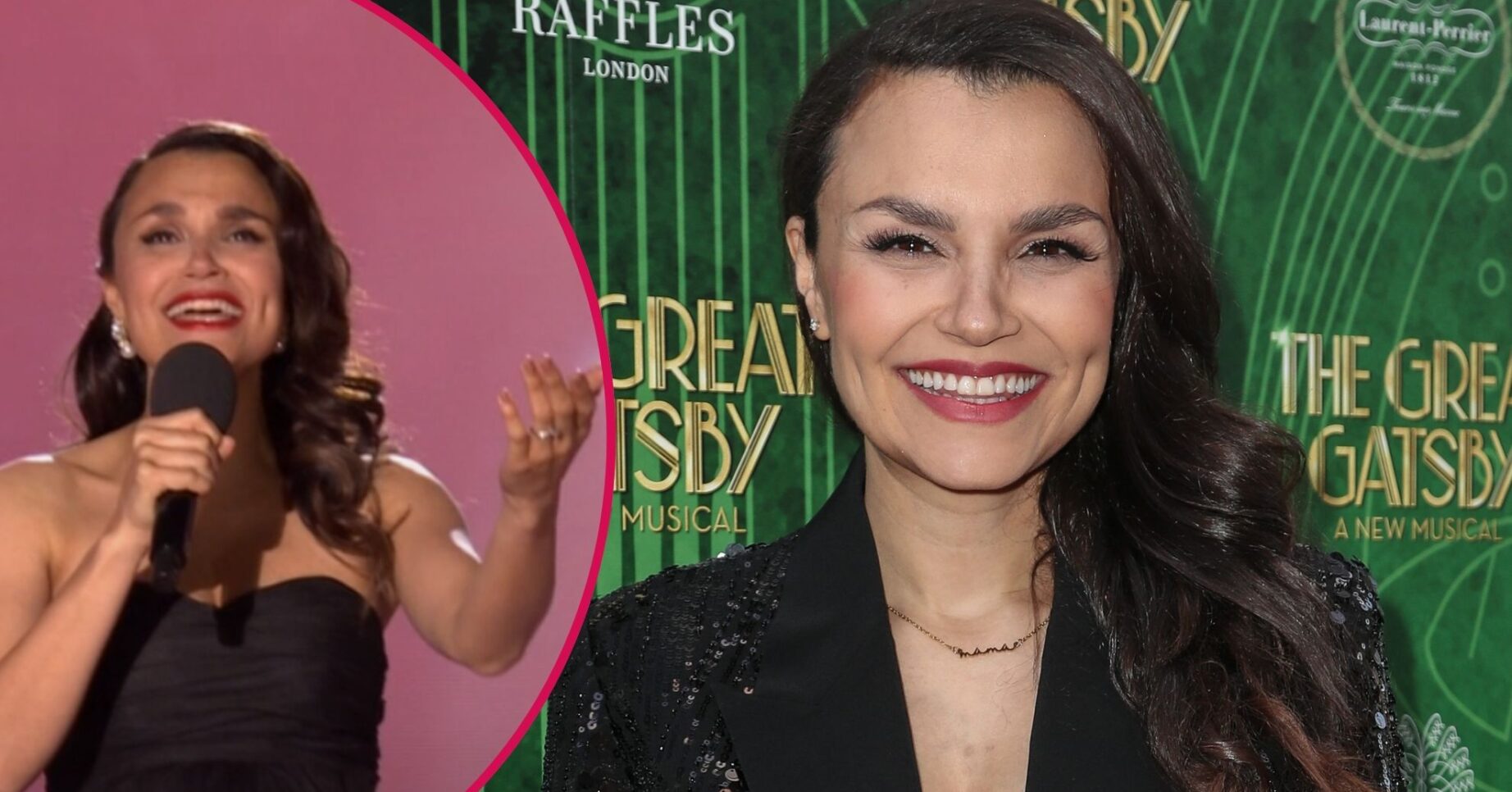 Samantha Barks performing / Samantha Barks smiling