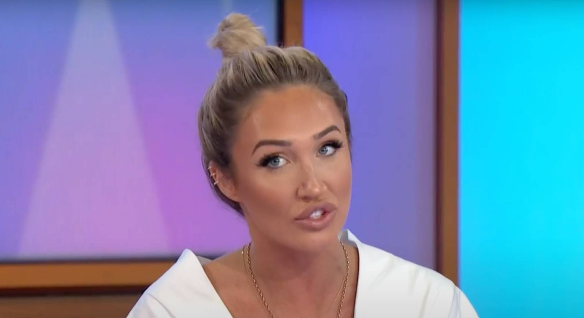 Megan McKenna cocks her head