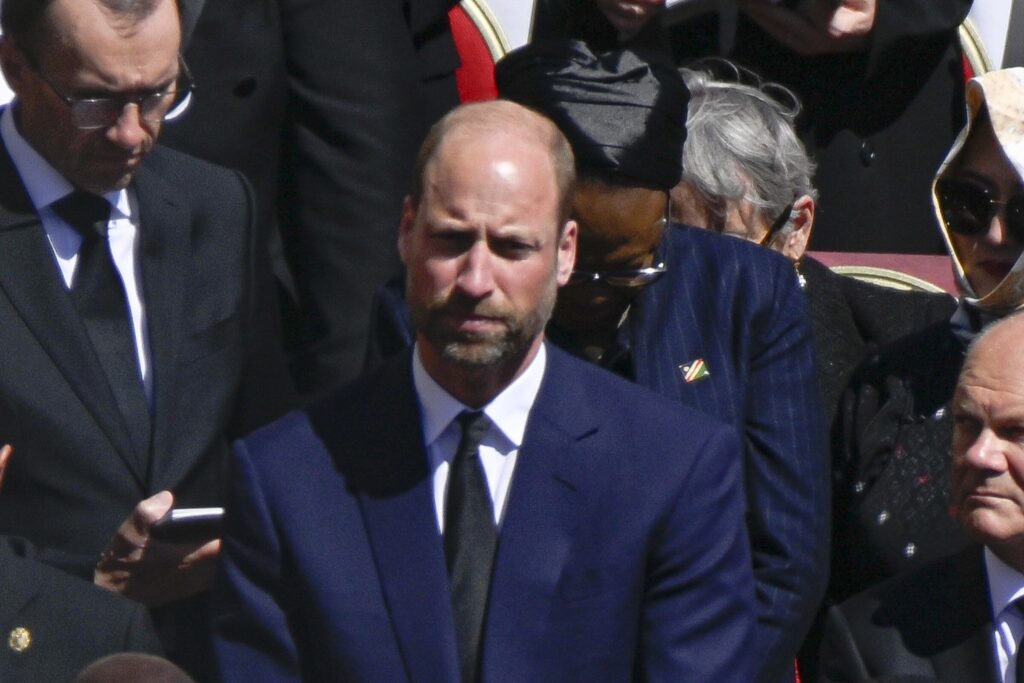 Prince William at Pope Francis' funeral in Rome