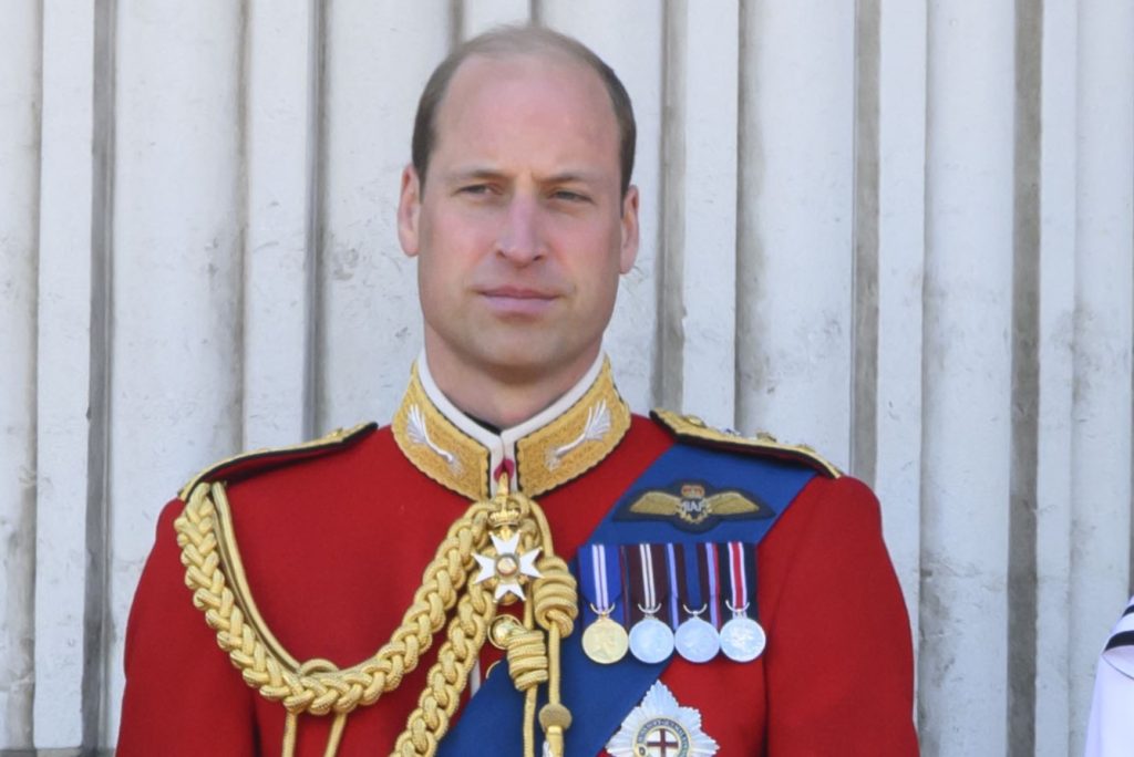 Prince William in uniform at Trooping the Colour 2024