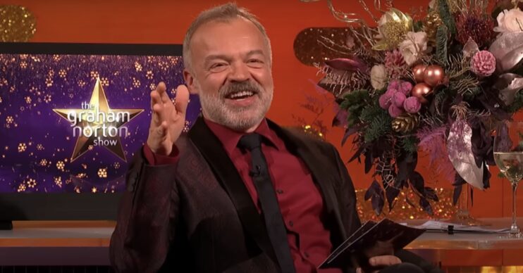Graham Norton hosting The Graham Norton Show