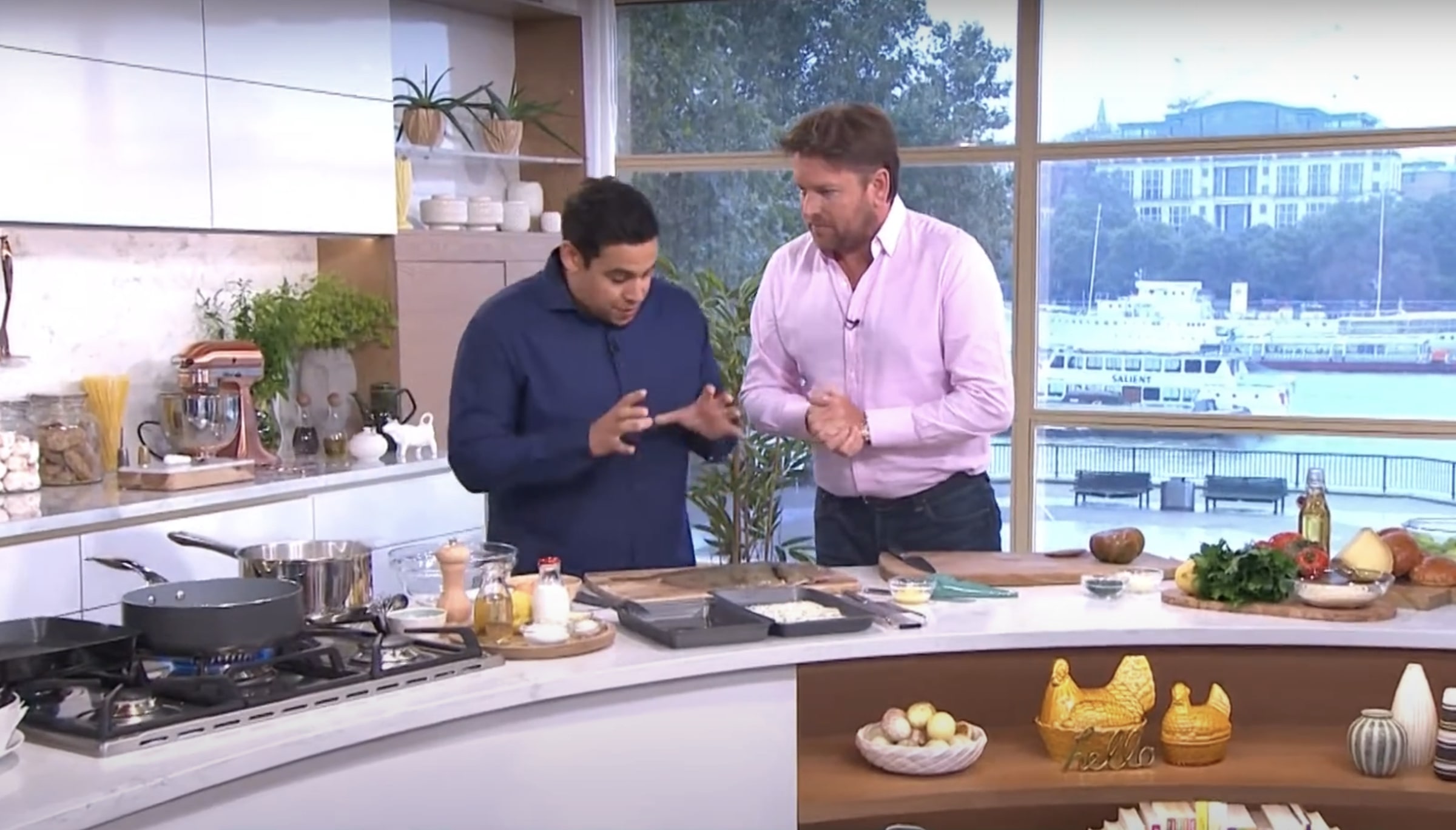 James Martin and Paul Ainsworth on This Morning