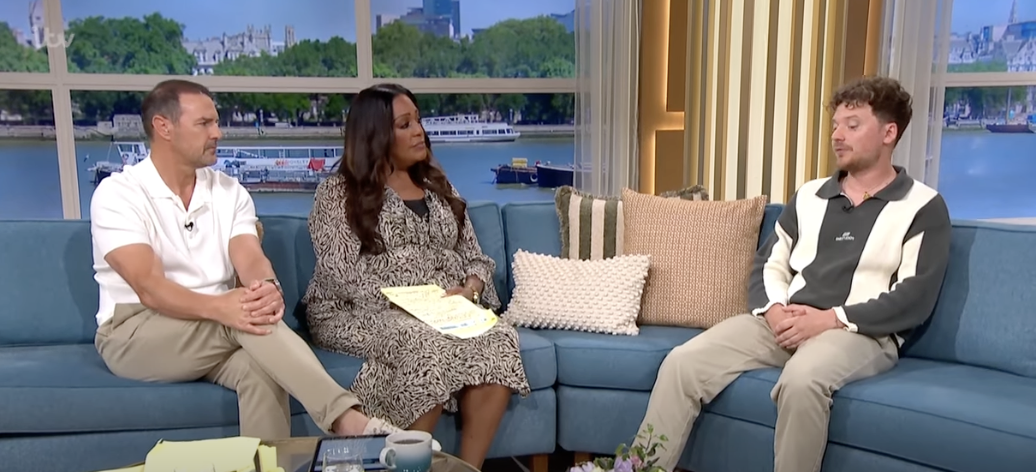 Paddy McGuinness and Alison Hammond on This morning