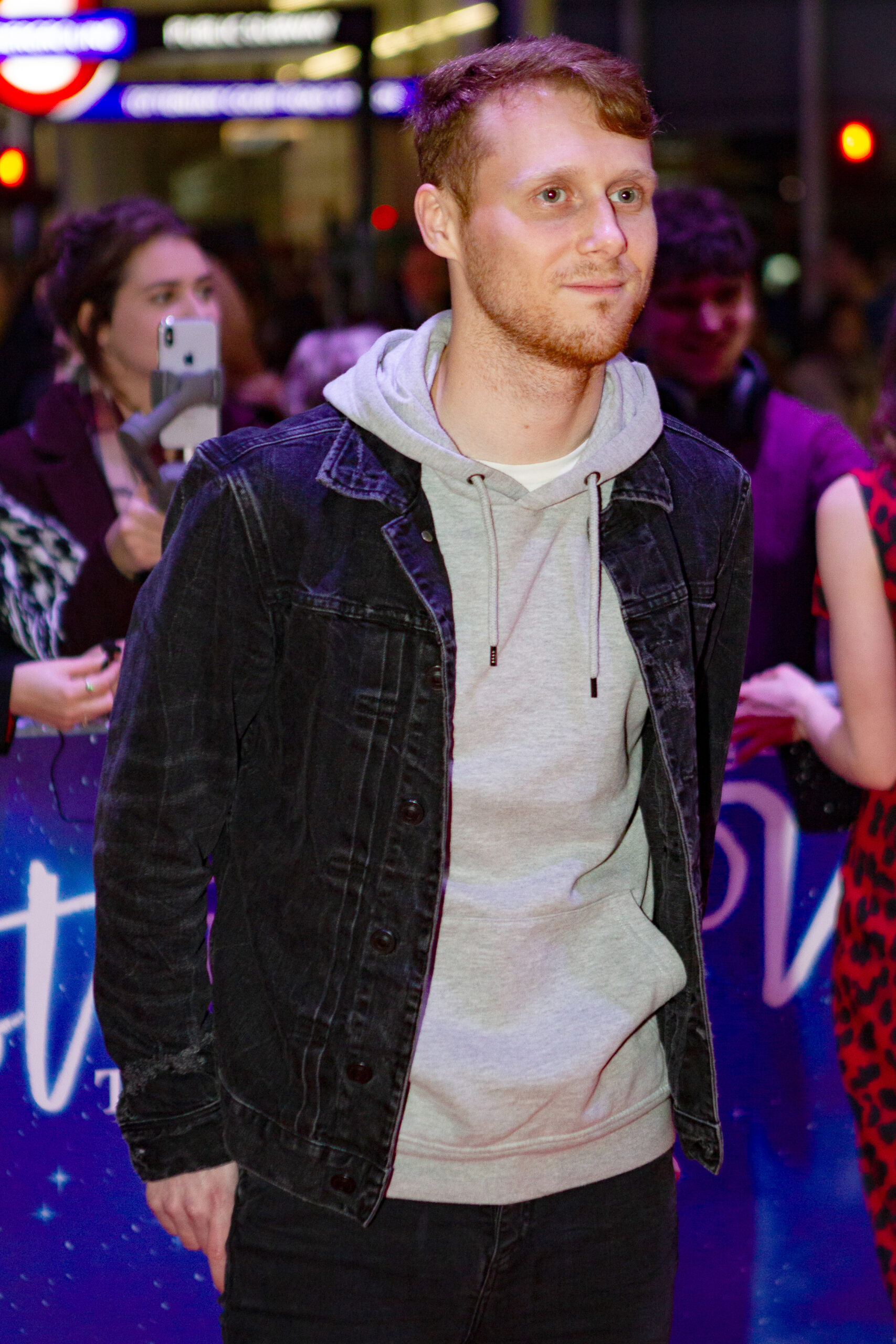 Jamie Borthwick on the red carpet