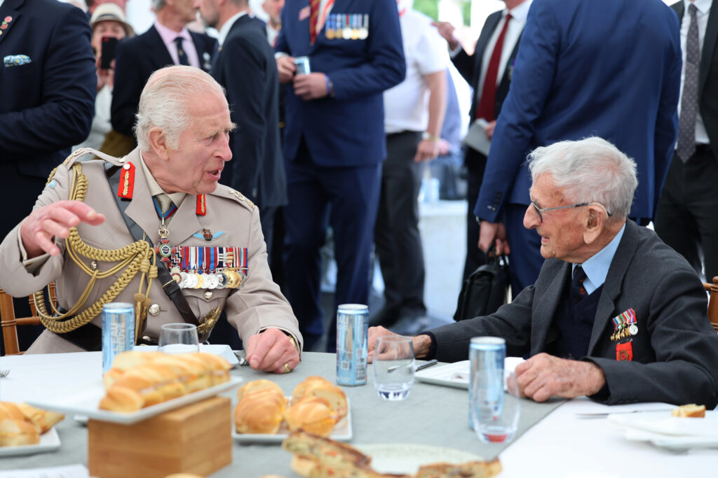 King Charles wears military uniform