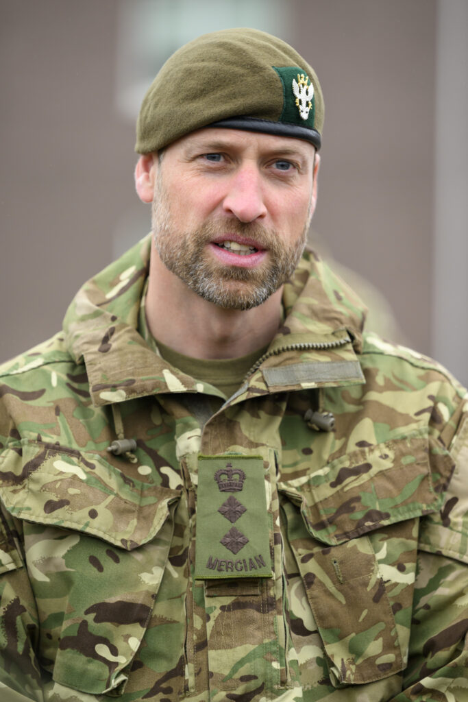 Prince William in army uniform