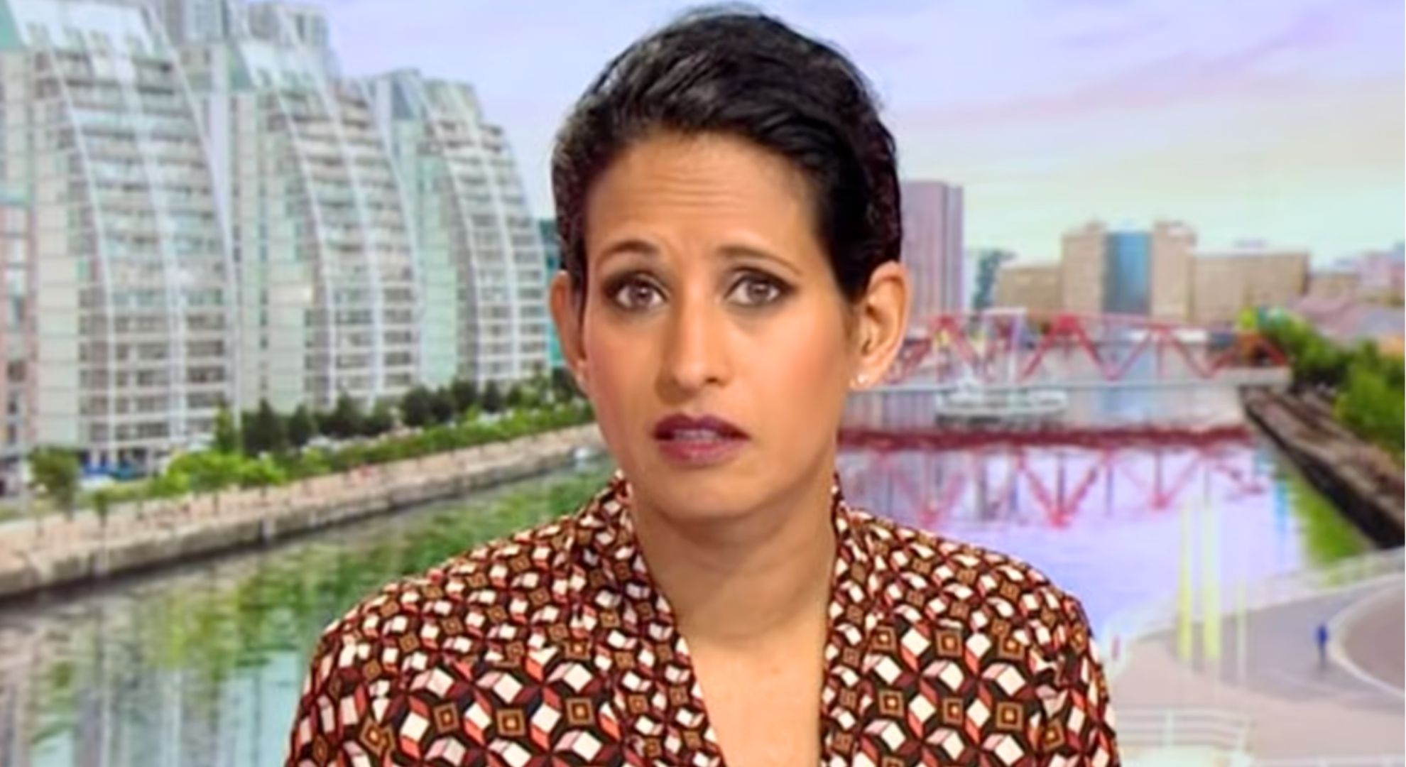 Naga Munchetty looks concerned
