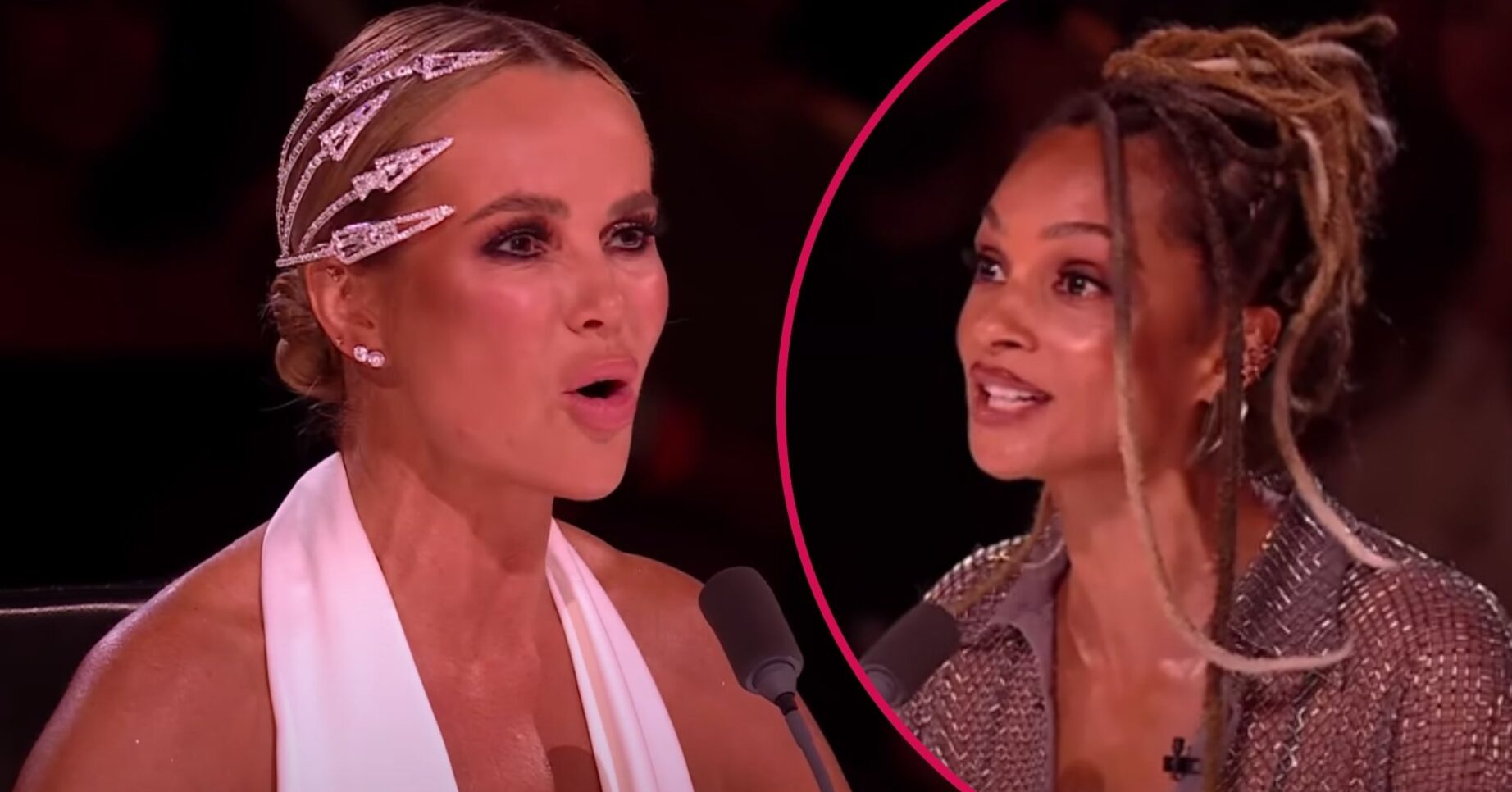 Amanda Holden gives her take, Alesha Dixon speaks to an act