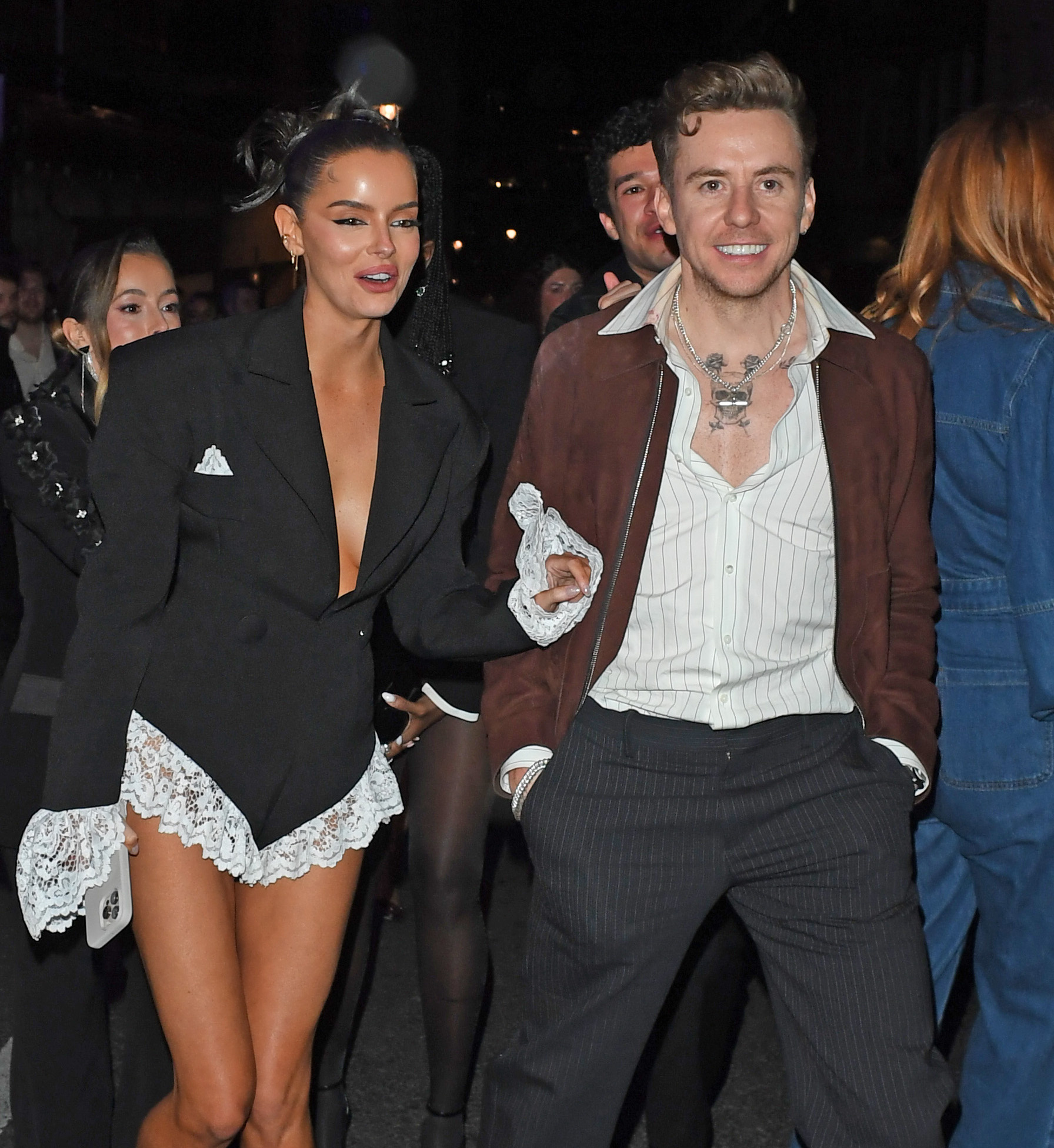 Maura Higgins and Danny Jones at the BRITs