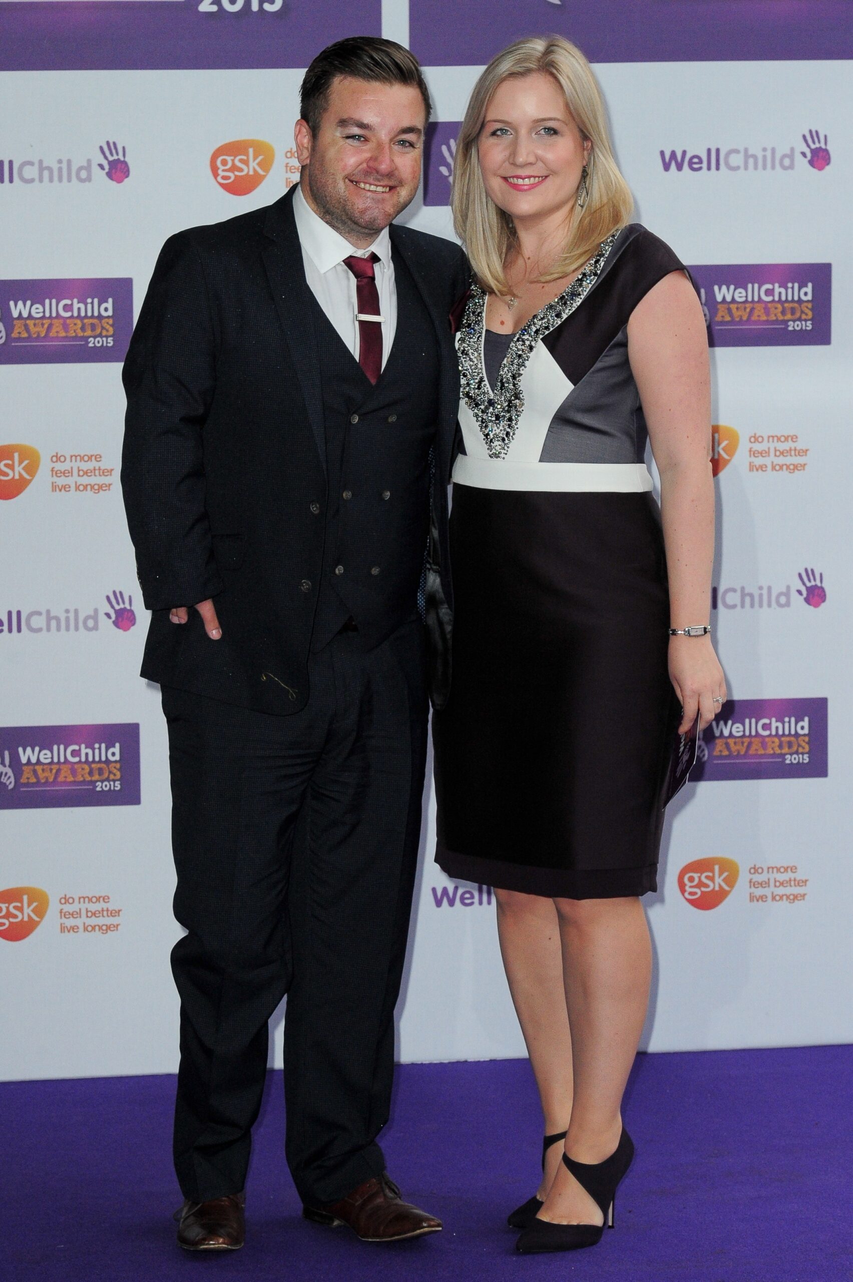 Alex Brooker and his wife