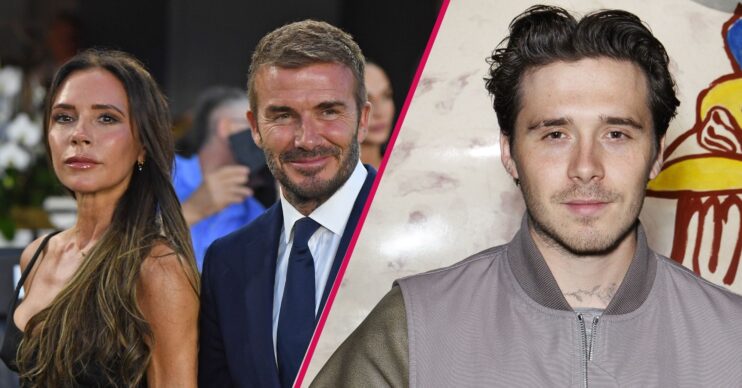 Victoria and David Beckham / Brooklyn Beckham