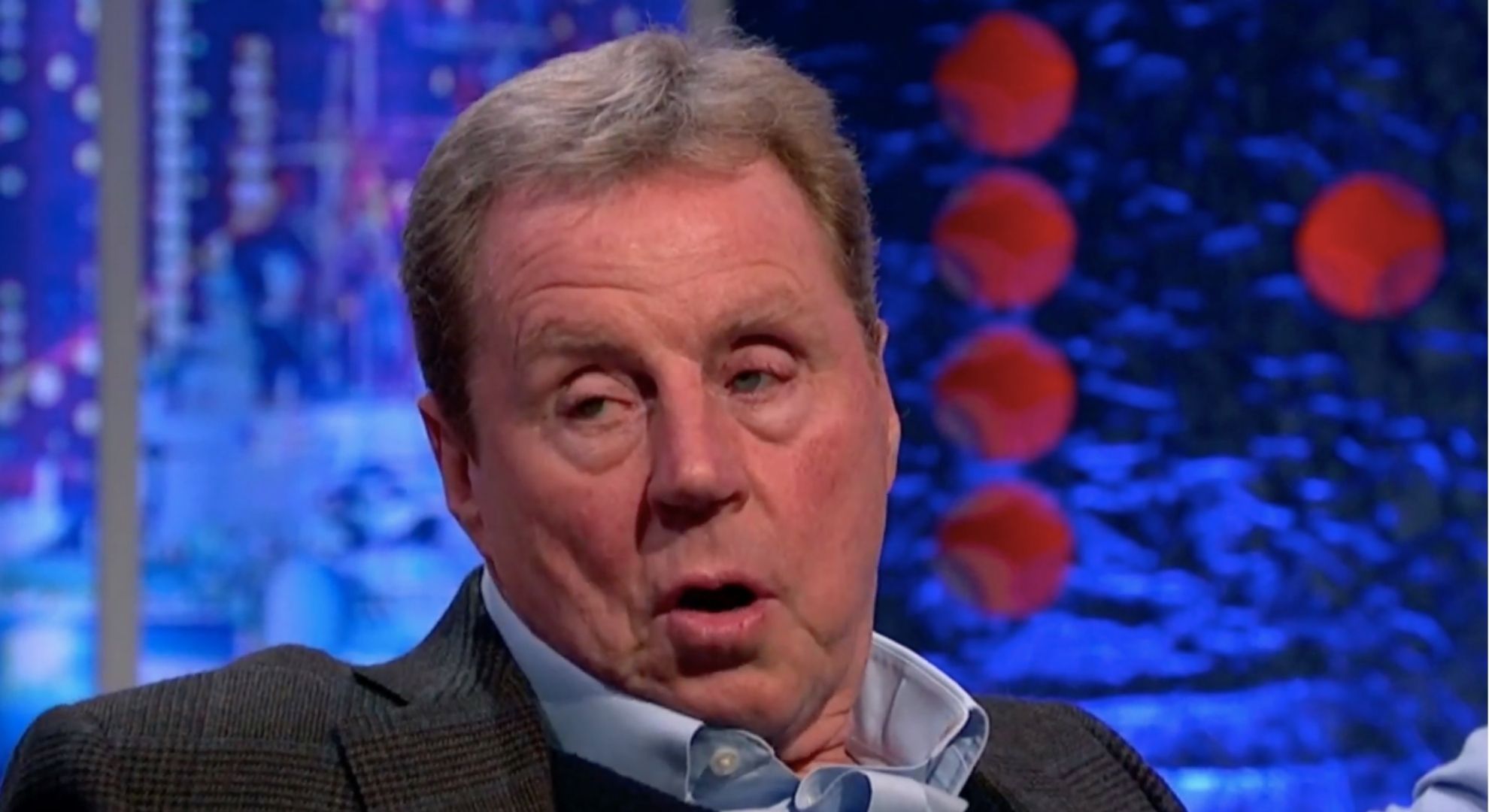 Harry Redknapp looking serious