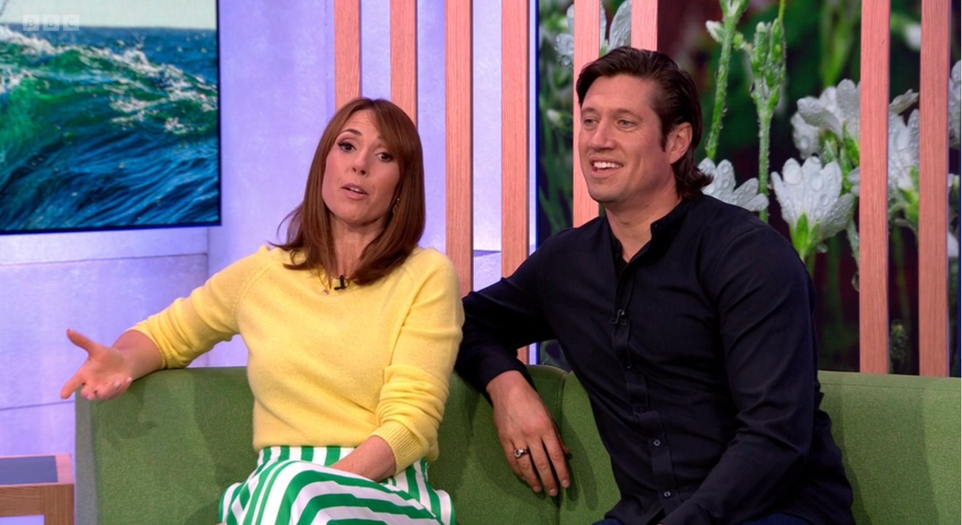 Alex Jones and Vernon Kay hosting The One Show 