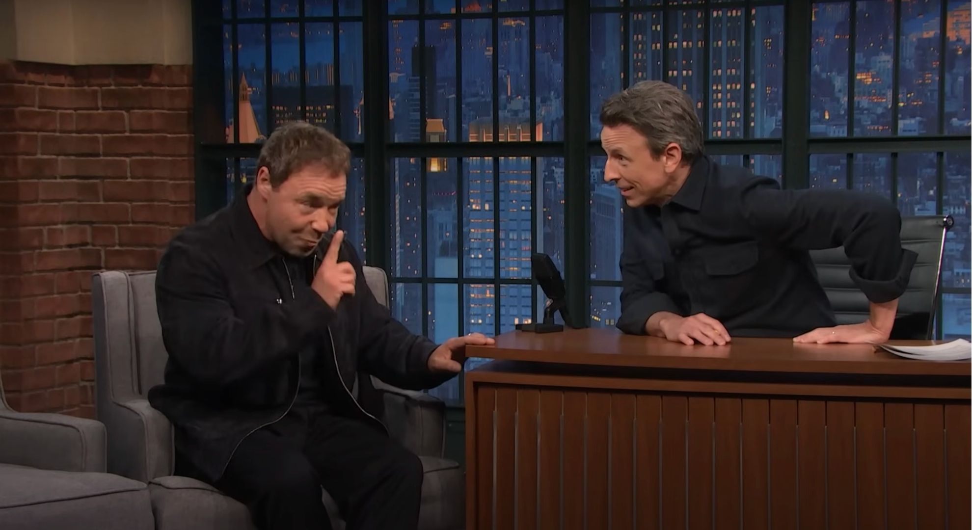 Stephen Graham and Seth Meyers 