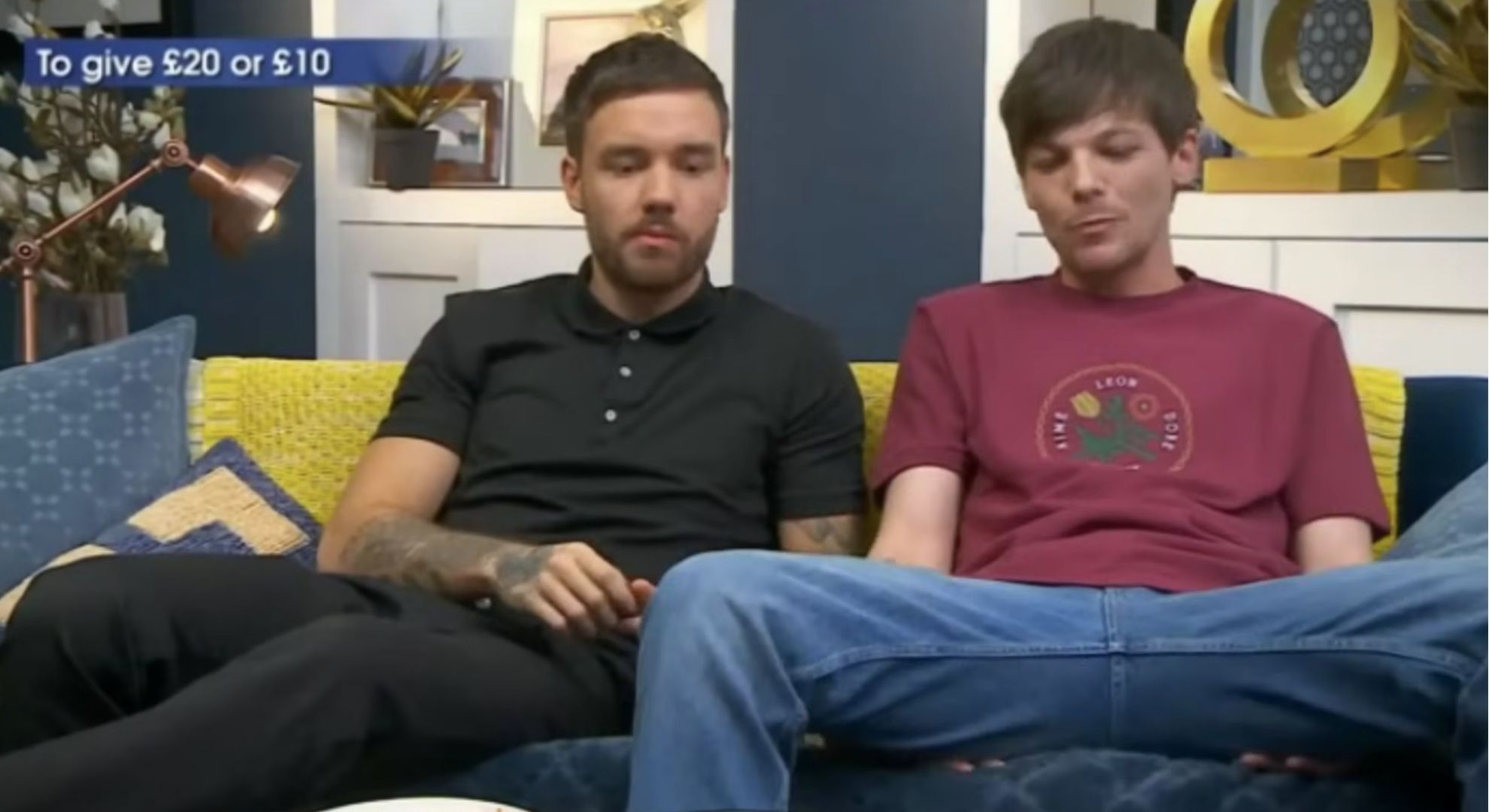 Liam and Louis on Celebrity Gogglebox