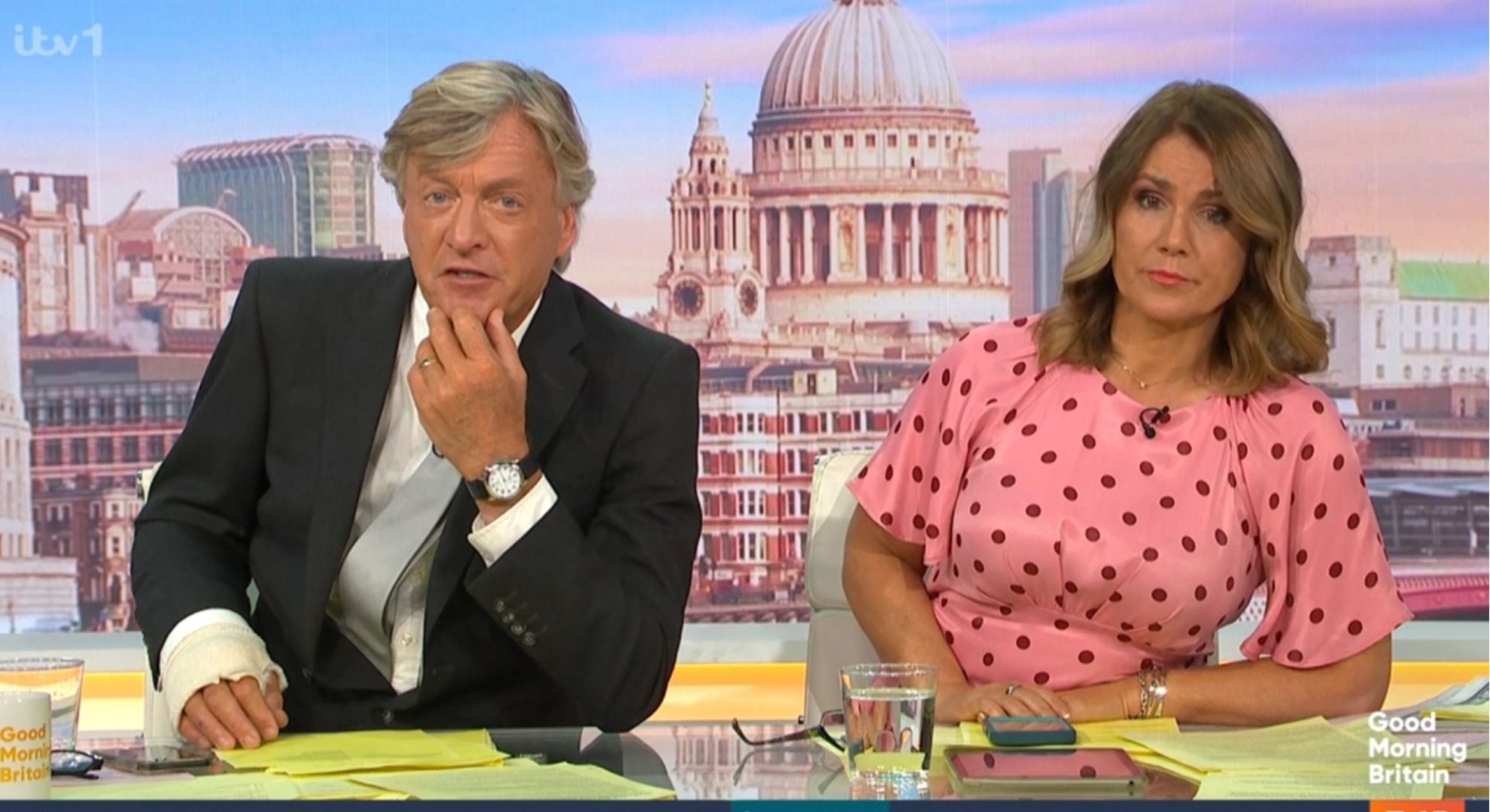 Richard Madeley and Susanna Reid hosting GMB