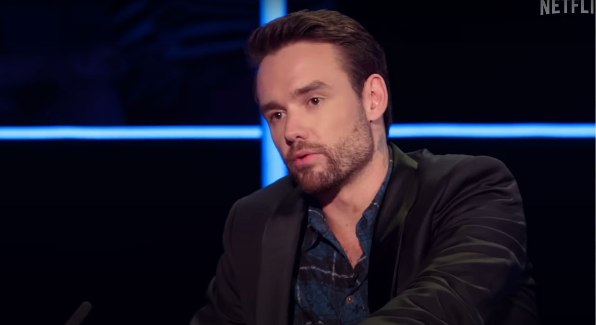Liam Payne staring in front