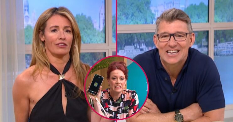 Cat Deeley / Ben Shephard and Sharon Marshall on This Morning