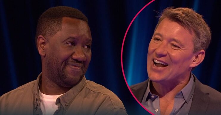 Syd smiling / Ben Shephard smiling on Tipping Point