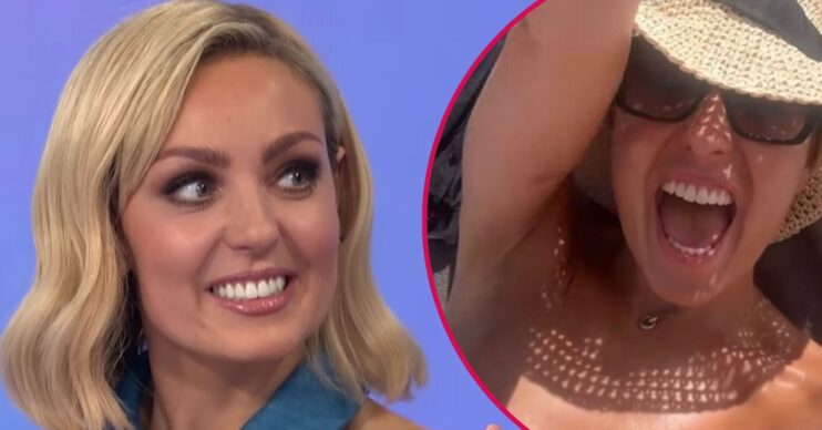 Amy Dowden smiling