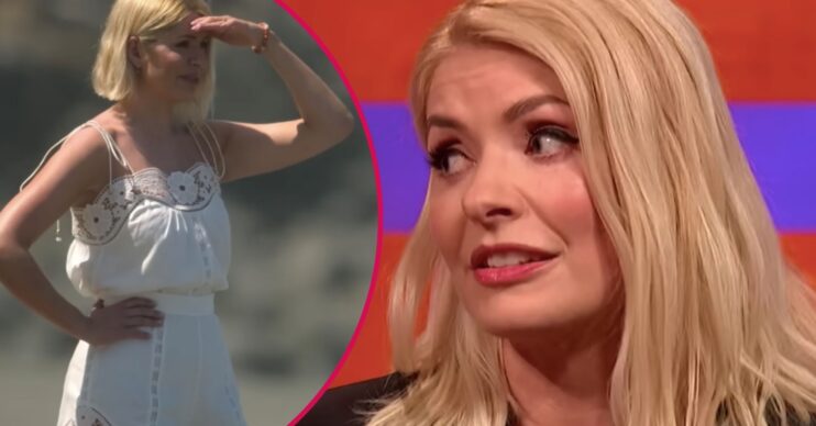 Holly Willoughby on Celebrity Bear Hunt