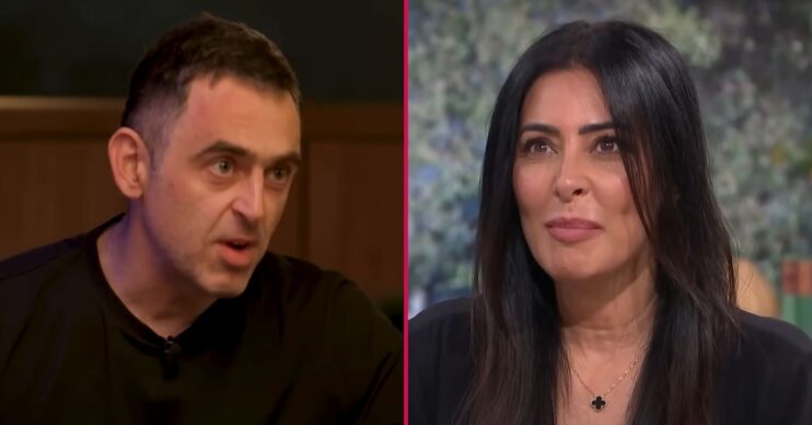 Ronnie O'Sullivan and Laila Rouass