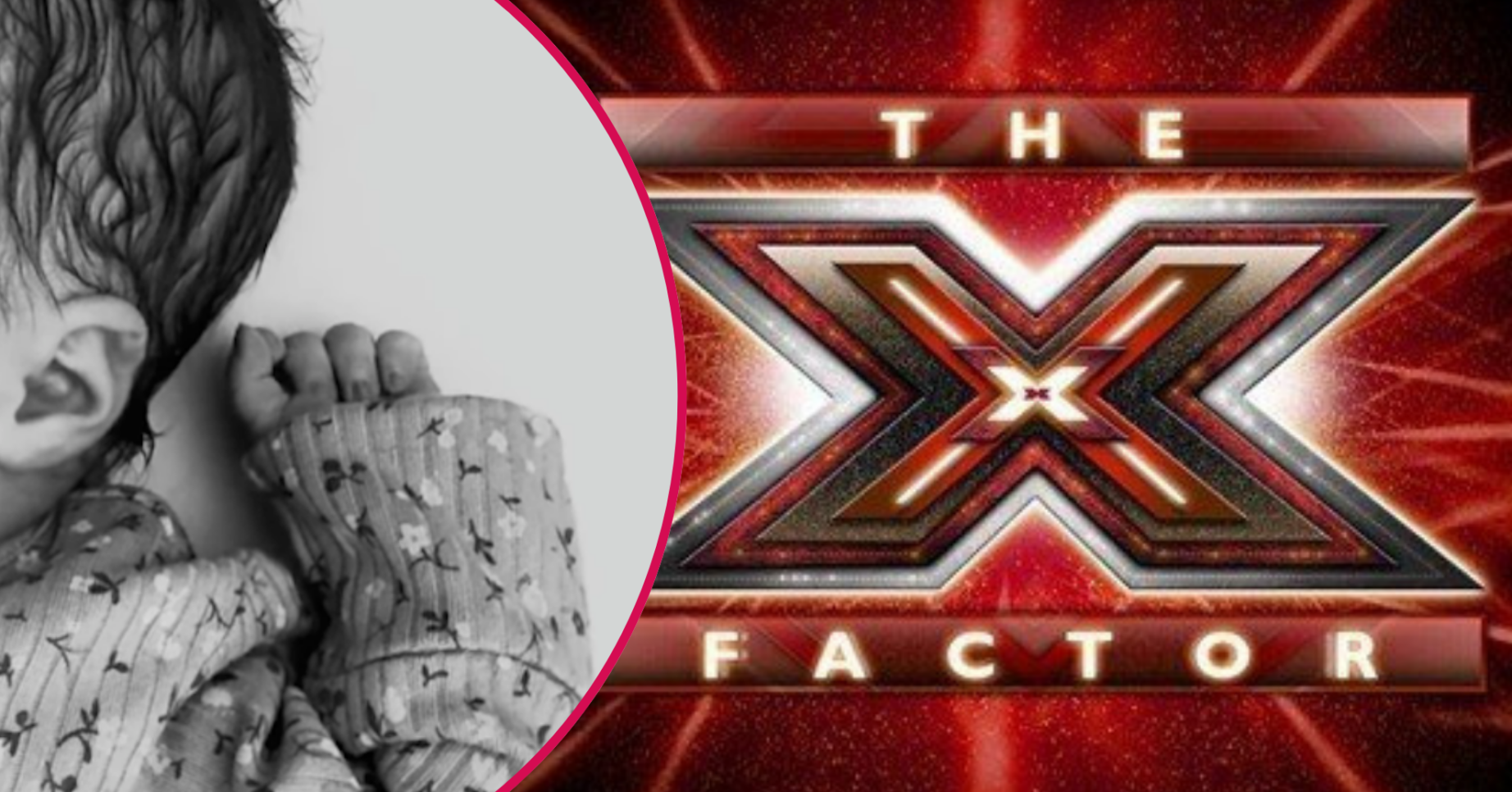 X Factor logo and a baby