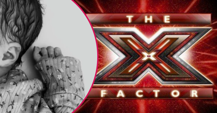 X Factor logo and a baby