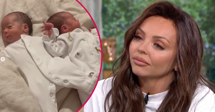 Jesy Nelson and her twins
