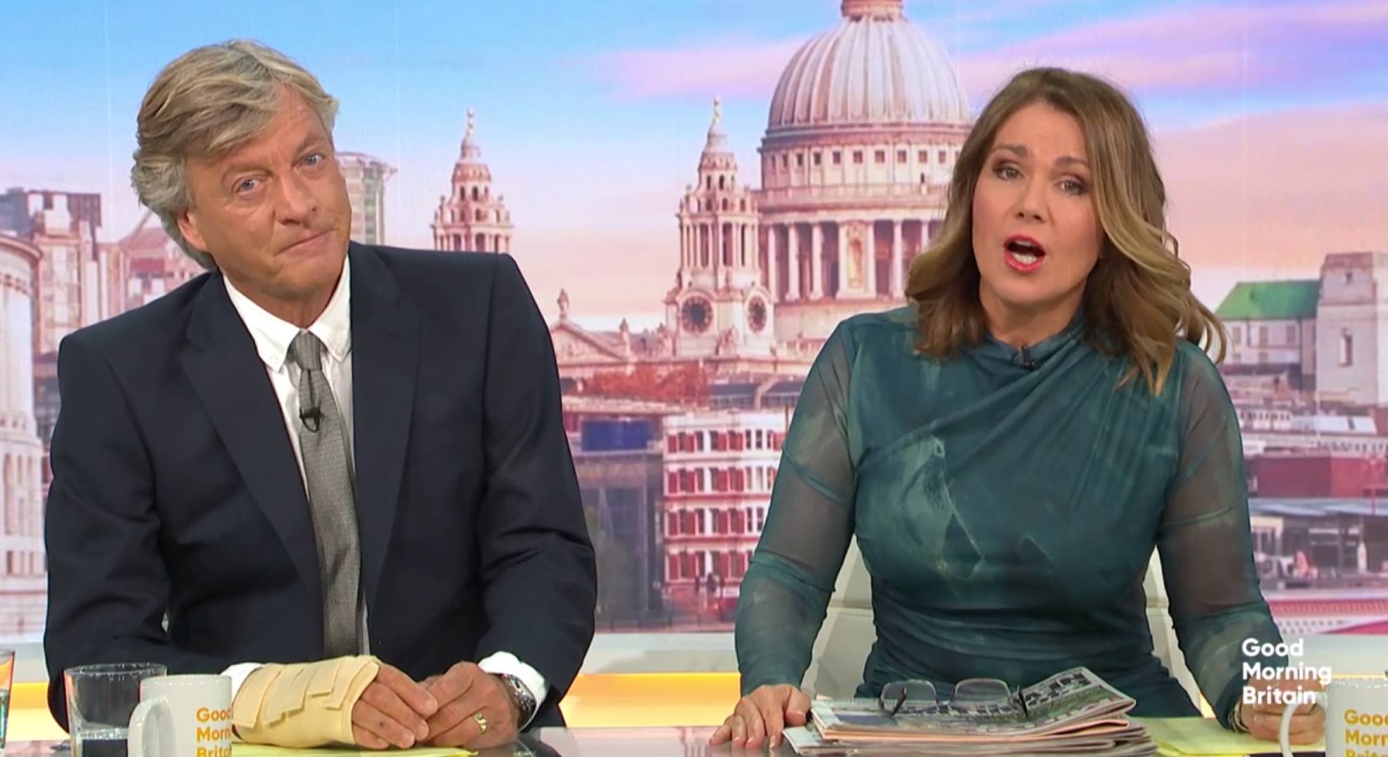 Susanna Reid greets viewers to GMB today