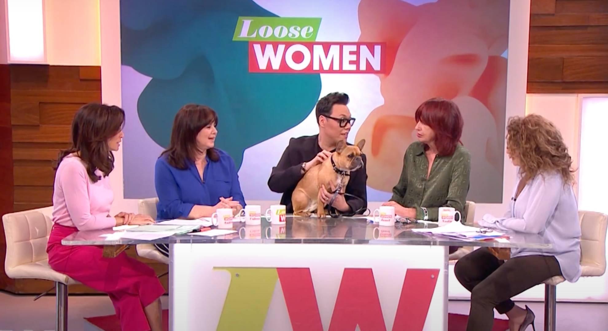 Dolly the dog appears on Loose Women