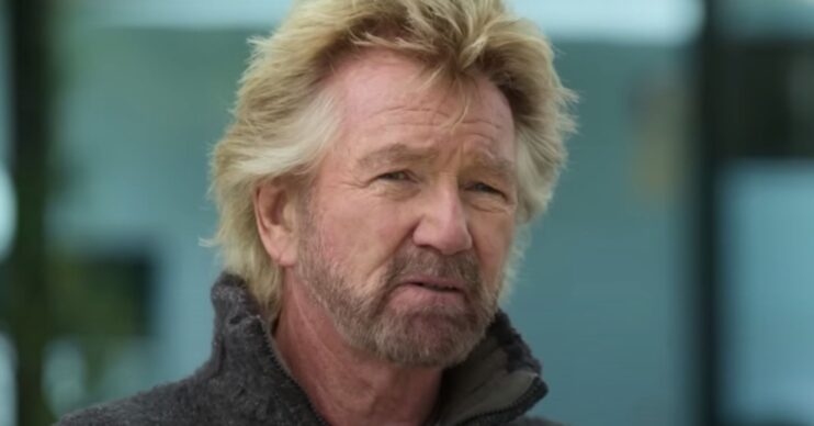 Noel Edmonds looks unsure