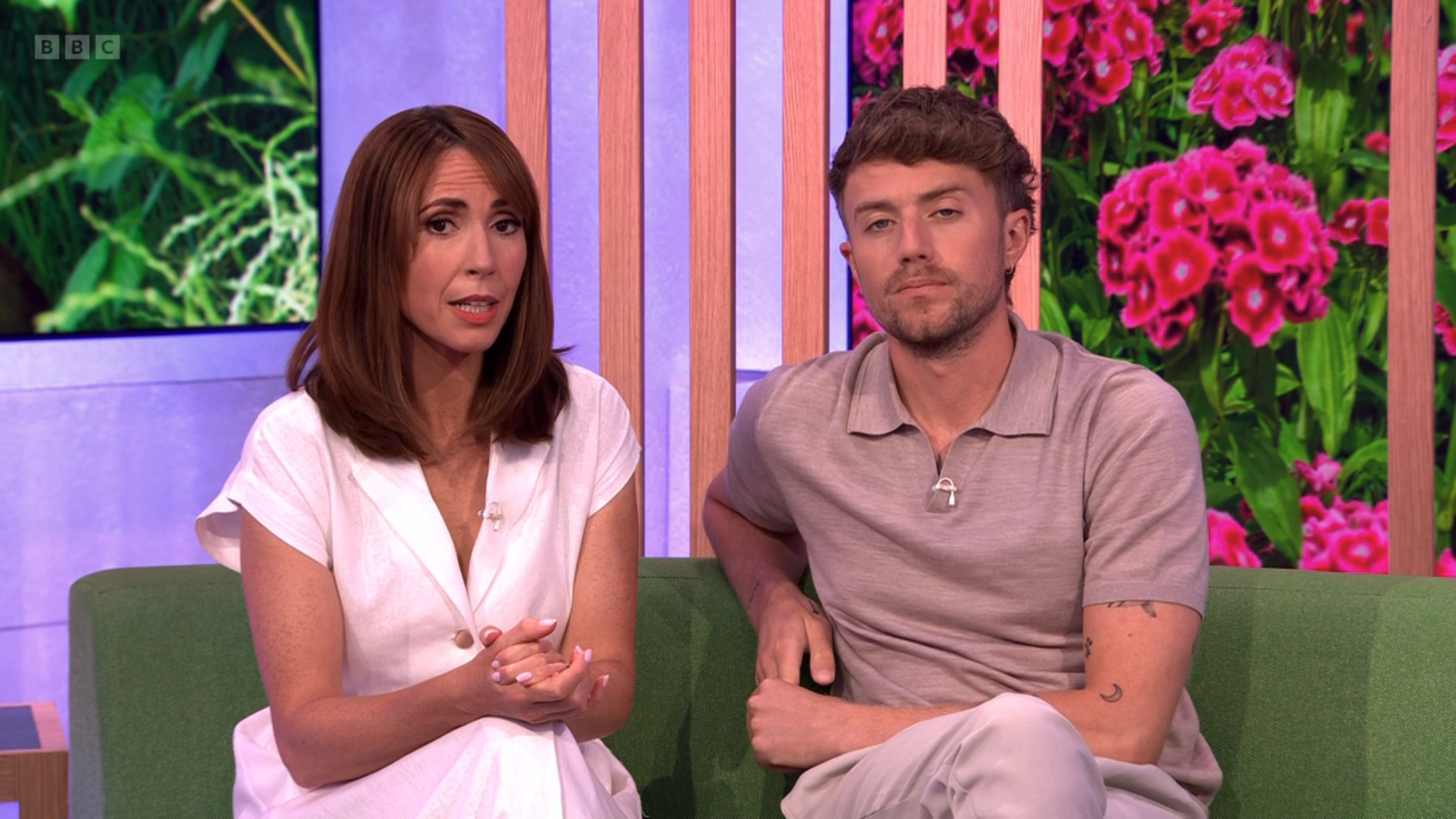 Alex Jones and Roman Kemp presenting The One Show