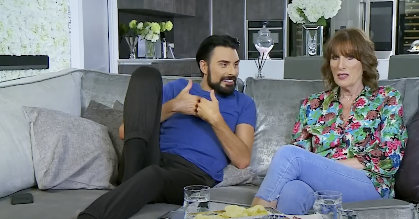 Rylan Clark and his mum Linda 