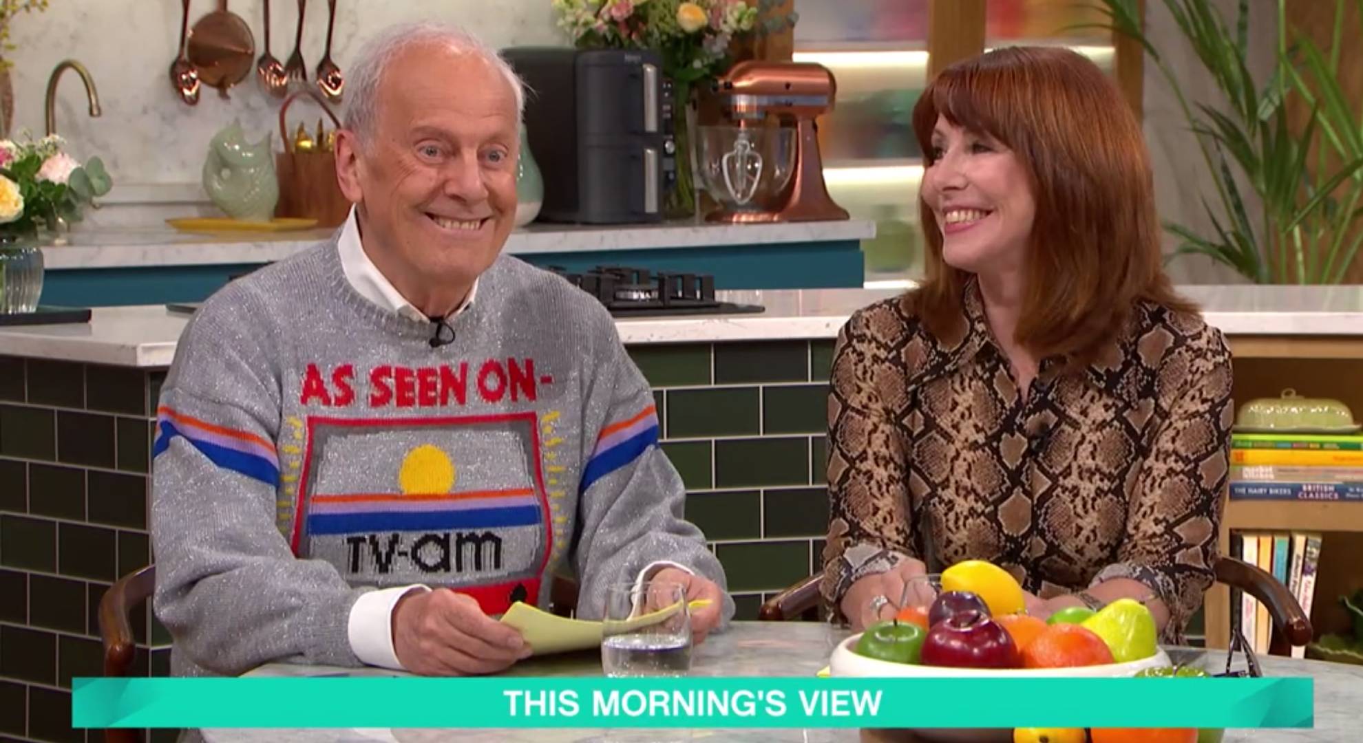 Gyles Brandreth grinning