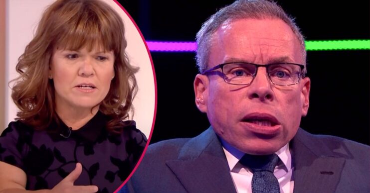 Warwick Davis looks serious