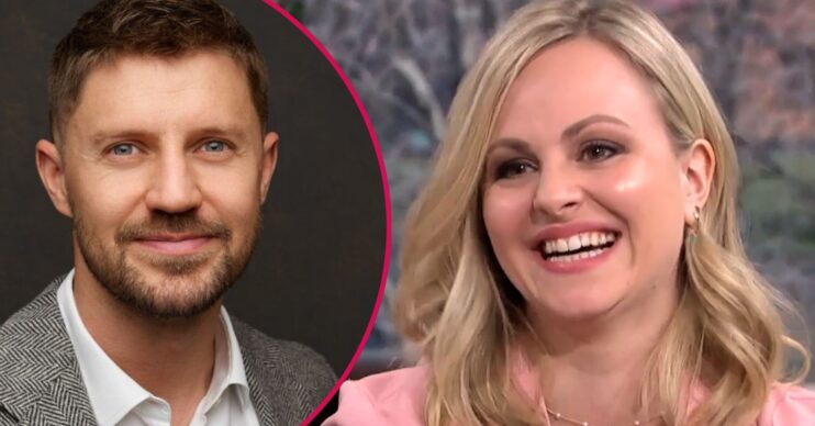 Tina O'Brien with Adam Fadle in pullout