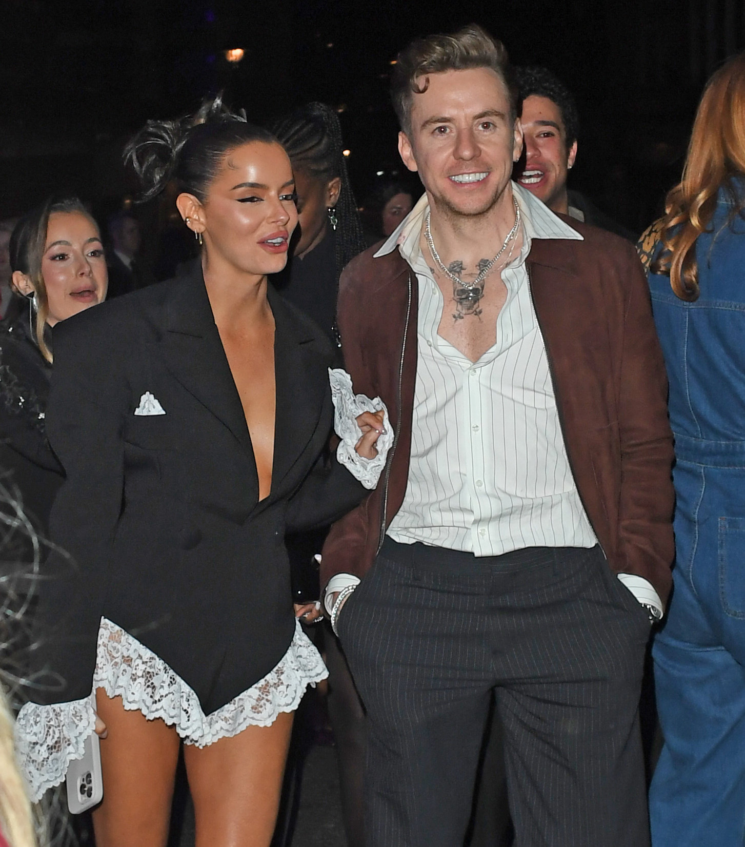 Danny Jones and Maura Higgins at BRITs 