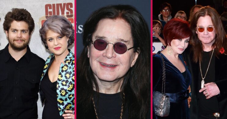 Jack and Kelly Osbourne, Ozzy Osbourne, Sharon and Ozzy Osbourne