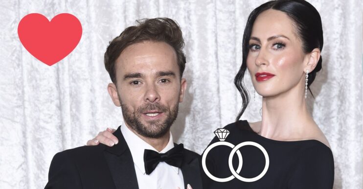 Jack P Shepherd and Hanni Treweek at Soap Awards