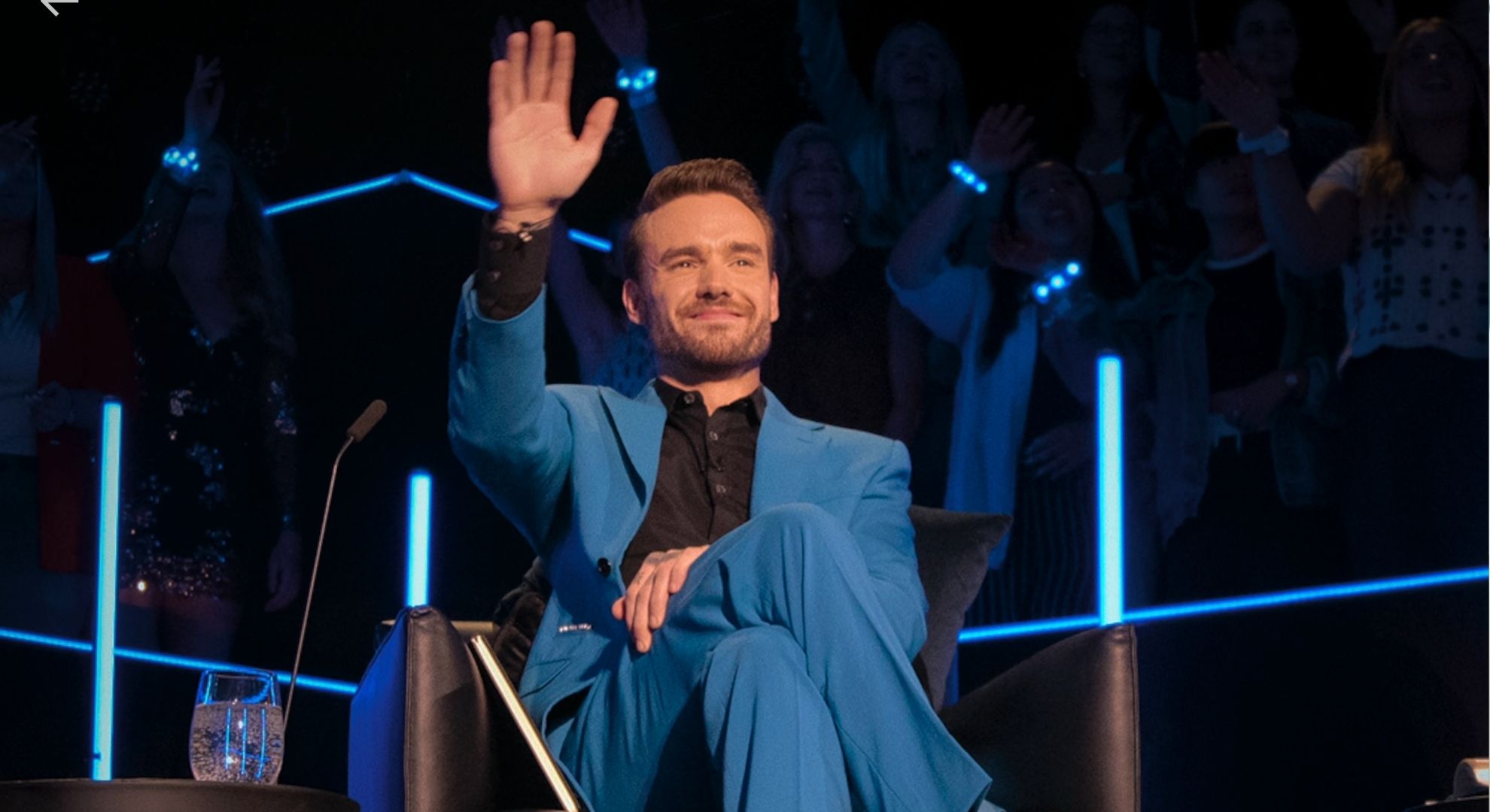 Liam Payne smiling on Building the Band