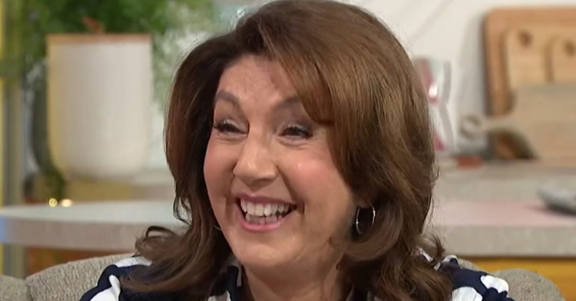 Jane smiling