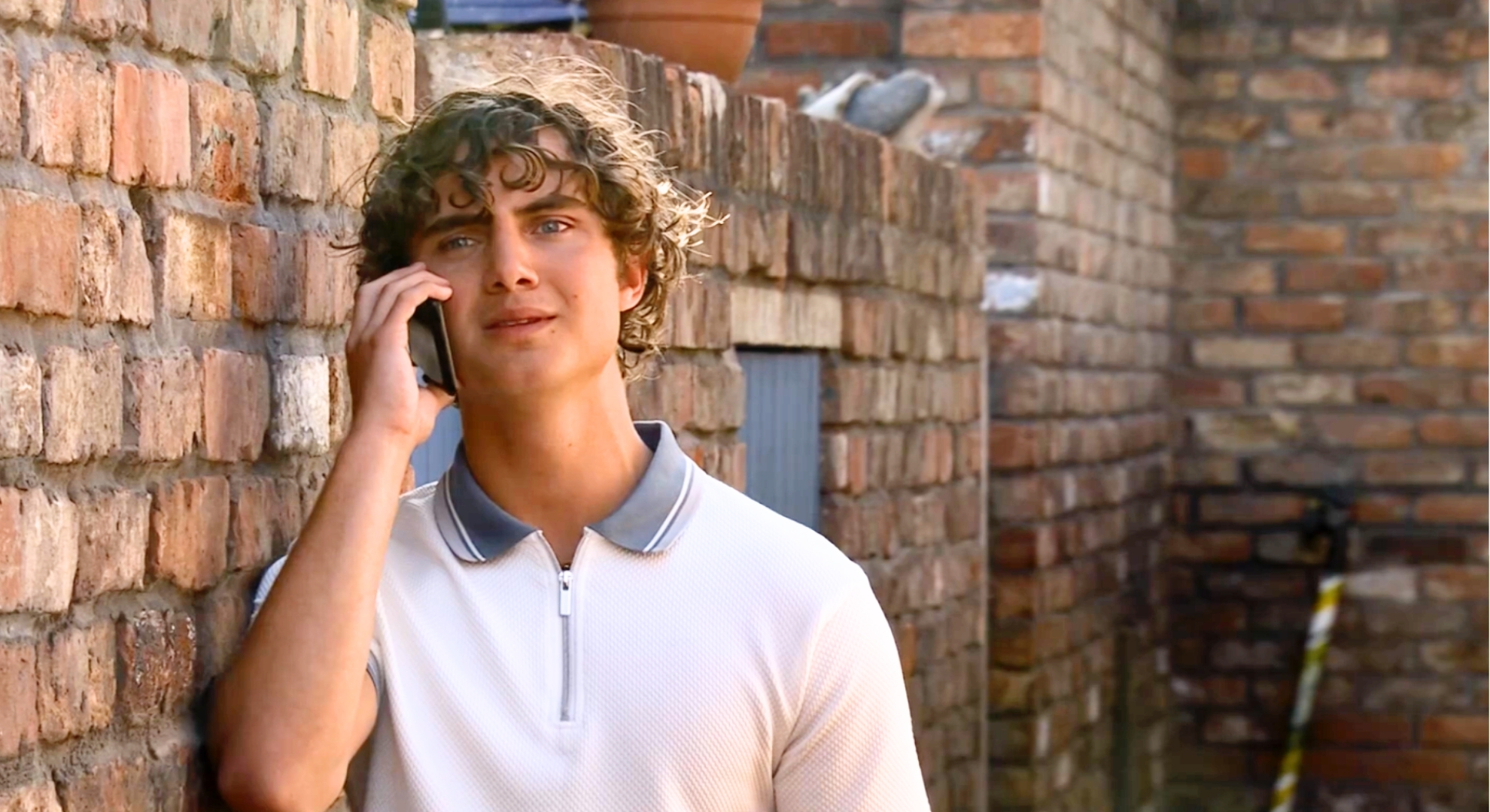 Coronation Street's Brody on the phone