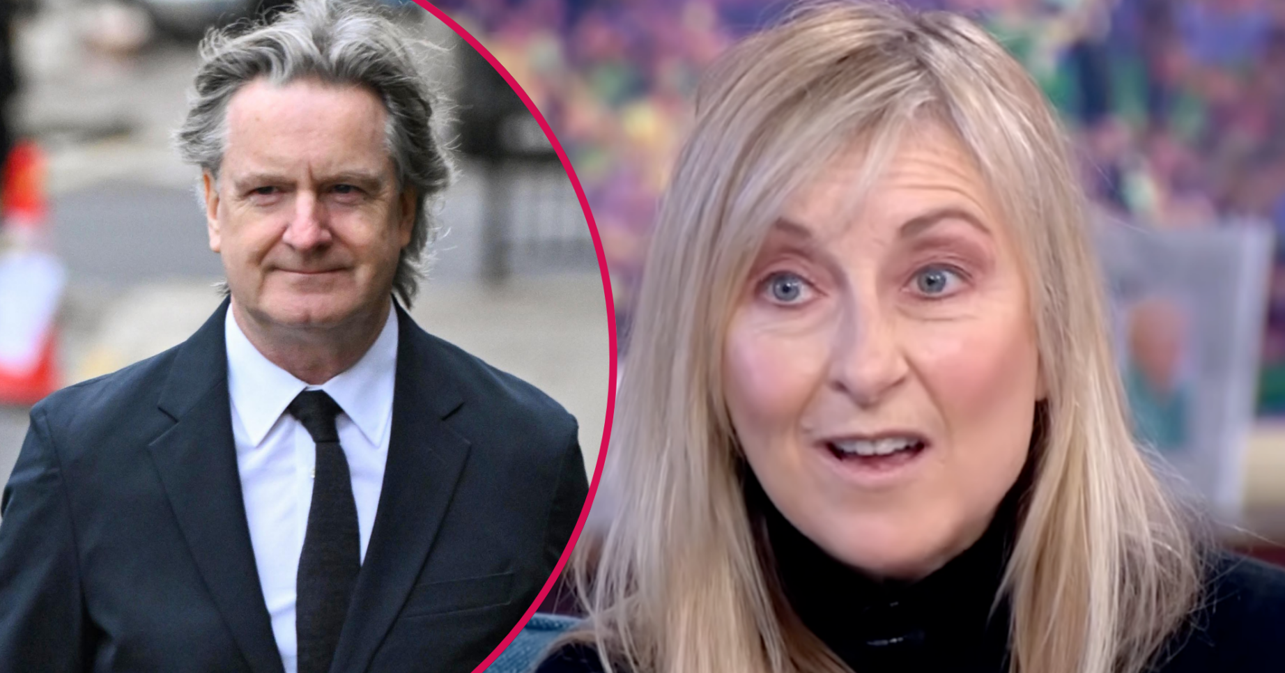 Martin Frizell and Fiona Phillips